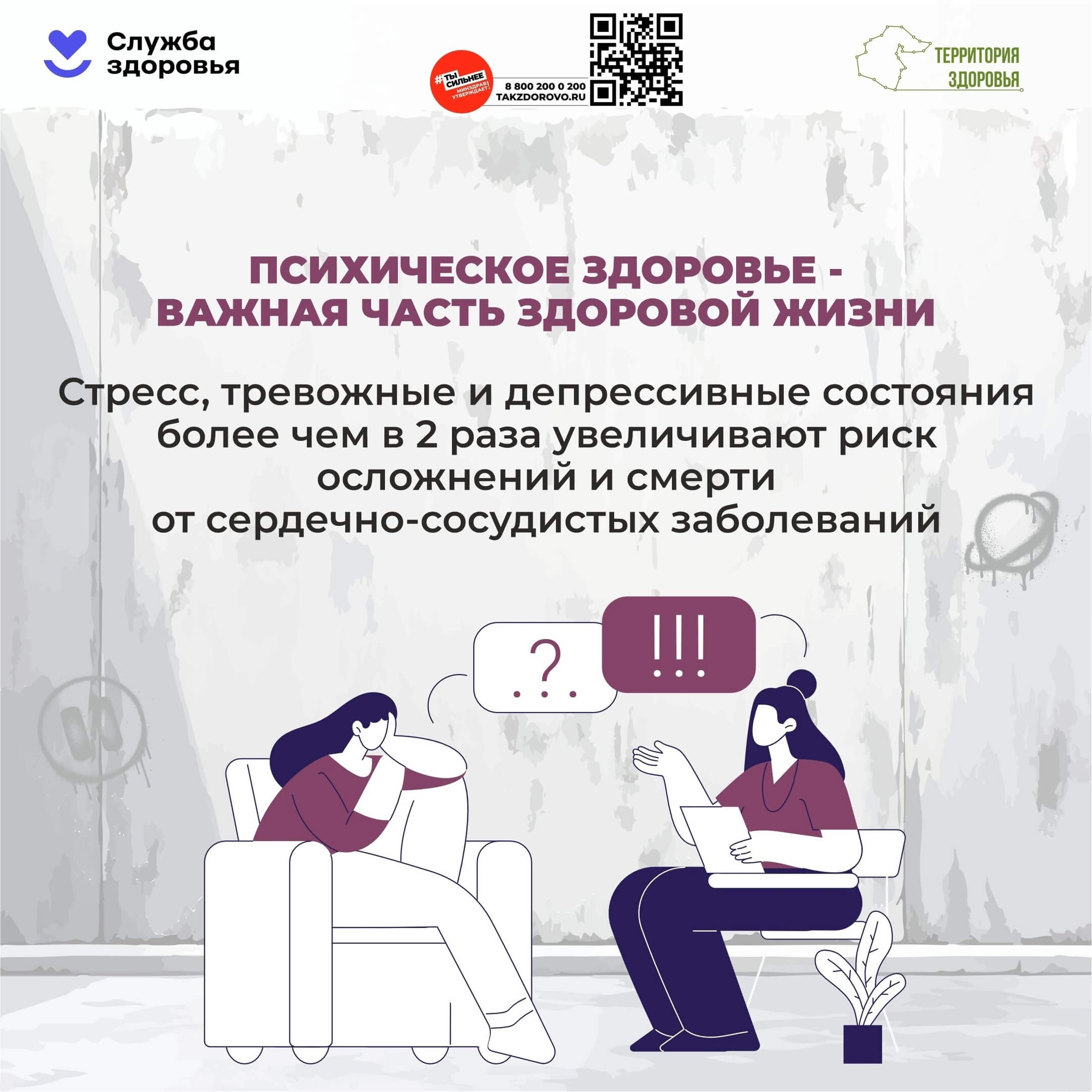 С 6 по 12 октября - Неделя сохранения психического здоровья!