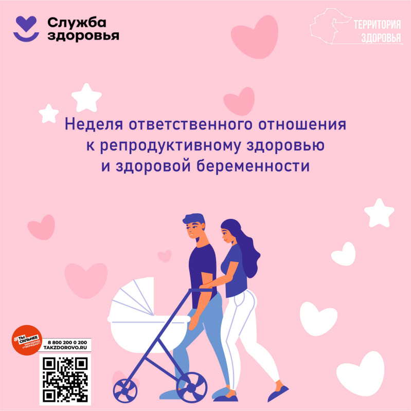 3 - 9 марта - Неделя ответственного отношения к репродуктивному здоровью и здоровой беременности